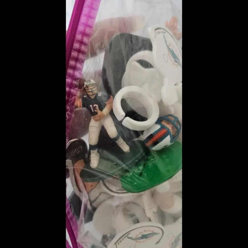 🏈 Miami Dolphins NFL football Dan Marino figurine scoreboard play set cake deco